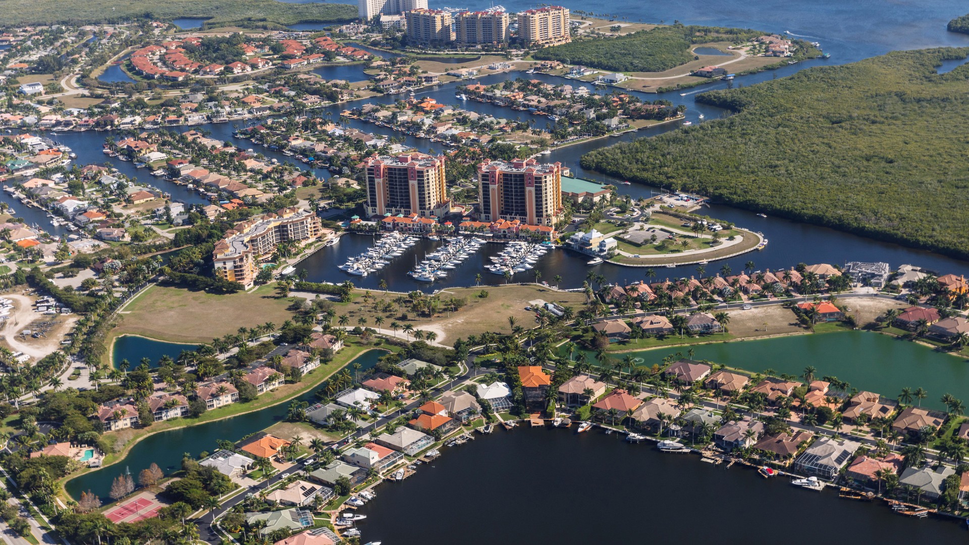 Aerial View of the City